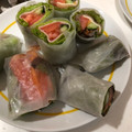 あちあち330's cooksnap of when they made 生春巻き 簡単 生ハム 具材 巻き方.