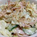 レオミウ's cooksnap of when they made ハム・竹輪と胡瓜のわさびマヨサラダ♪簡単.