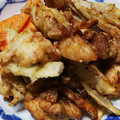 ユーロン's cooksnap of when they made 御飯がすすんじゃう！ごぼうと鶏の旨唐揚げ.