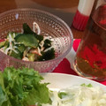 ミナまっきー's cooksnap of when they made 鮮やか☆胡瓜とワカメ・カニカマの酢の物.