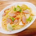 ゆき５'s cooksnap of when they made キャベツとウインナーのパスタ.