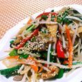 クックI7I5L1☆'s cooksnap of when they made 簡単！たっぷりもやしと豚ニラの中華炒め☆.