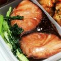まぶたん's cooksnap of when they made グリルで簡単に☆ぶりの照り焼き☆.