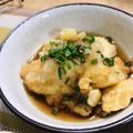 ＊ｎｏａ＊”'s cooksnap of when they made めんつゆで簡単に♡揚げ出し豆腐.