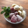 栗丸うさぎ's cooksnap of when they made スキムミルクで雪の苺❄️我が家の食べ方.