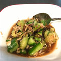 rynbaskets's cooksnap of when they made さっぱりキュウリとみょうがのめんつゆ和え.