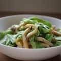 みるく茶's cooksnap of when they made 早うま♡おかかとチーズの焼きうどん.