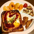 すみま～る's cooksnap of when they made 朝ご飯に簡単マヨタマトースト.