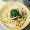 なち1225sd's cooksnap of when they made ブロッコリーとベーコンのクリームパスタ.