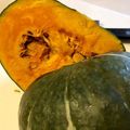 hinaboco's cooksnap of when they made コツ次第♪丸ごと1個 カボチャの切り方☆.