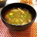 ちゃぴ♥'s cooksnap of when they made 舞茸とオクラのお味噌汁♡.