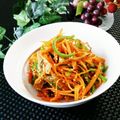 Dellaたん's cooksnap of when they made 人参とピーマンのキンピラ.