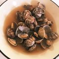 花花里's cooksnap of when they made アサリの酒蒸し⁂ガーリックオイルで.