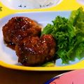 こたのまま's cooksnap of when they made 豚ミンチで☆つくね風てりやきハンバーグ.
