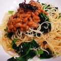 クックQDU3R7☆'s cooksnap of when they made ☆簡単時短！！和風納豆スパ.