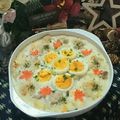 虹色♪︎ちゅーりっぷ's cooksnap of when they made 鶏もも肉とゆで卵のグラタン.