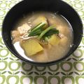 Faiza's cooksnap of when they made ✿さつまいものお味噌汁✿.
