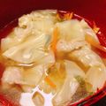 にゃっぴぃ♪'s cooksnap of when they made ワンタンスープ　　♪大和市学校給食.