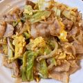 ♡くまてんちょー♡'s cooksnap of when they made 豚肉とキャベツのふわとろ卵炒め.