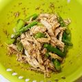 ぱにぱる's cooksnap of when they made アスパラささみ胡麻和え.