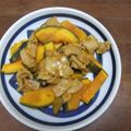 みーたっく's cooksnap of when they made 豚肉かぼちゃのにんにく炒め✿隠し味は酢！.