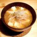 azbjbn's cooksnap of when they made 簡単☆もやしと豆腐の味噌汁.