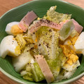 はゆう's cooksnap of when they made 白菜とハムとゆで卵のサラダ.