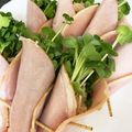ちぴmnt's cooksnap of when they made 材料４つ♡簡単ハムのかいわれツナマヨ巻.