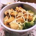 ぉあき's cooksnap of when they made 照りマヨ！超簡単焼き鳥丼！.