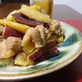 ダイナマイト漆黒's cooksnap of when they made 薩摩芋と鶏肉のさっぱり煮.
