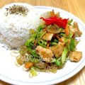 YUH♡ママ's cooksnap of when they made 鶏肉と春雨の炒めもの.