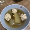 がっさん821's cooksnap of when they made 冬瓜と鶏団子のほっこり煮物.