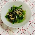 ankotetu's cooksnap of when they made 小松菜のもずくあえ☆桜えび入り♪.