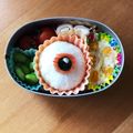 むーさんの親子弁当's cooksnap of when they made 目玉の親父でハロウィン弁当.