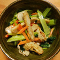 ちーまぐ's cooksnap of when they made ☆簡単☆大菜とじゃこ天の和風だし炒め.