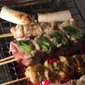 ★sa's cooksnap of when they made 再現居酒屋メニュー レタス豚串焼き.