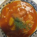 yobibaa's cooksnap of when they made トマトジュースde食べるスープ♪.