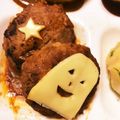 クックZAJN4F☆'s cooksnap of when they made ☆ハロウィンハンバーグ☆.