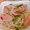 ニナw's cooksnap of when they made ダシダで、旨味たっぷり焼きうどん.