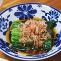 08151916's cooksnap of when they made レンジでほうれん草 おひたしに♪.
