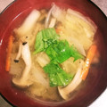 ムーミン☆ママ's cooksnap of when they made 白菜と玉葱とシメジの味噌汁.