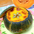 にやにやにゃにゃこ's cooksnap of when they made 坊ちゃんかぼちゃの丸ごとプリン.
