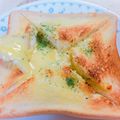 51エリア's cooksnap of when they made チーズとろける☆コーンポタージュトースト.