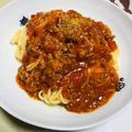 ぺこりpanda's cooksnap of when they made 【龍愛】自家製☆ミートソース☆手作り.