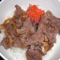 KawaEri's cooksnap of when they made すき焼き風☆牛丼.
