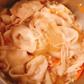 FROG☆Cafe's cooksnap of when they made 超簡単☆冷蔵庫水餃子でお鍋♡.