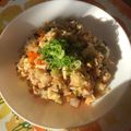 morninging's cooksnap of when they made 残りおかずのチャーハン.