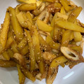 お豆腐母さん's cooksnap of when they made サツマイモとちくわのバター醤油きんぴら.