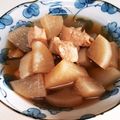 ななげんき's cooksnap of when they made 大根と鶏の甘辛煮.