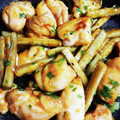 いつもまえむき's cooksnap of when they made 鶏モモとゴボウの甘酢炒め.